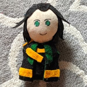Felt Loki plushie